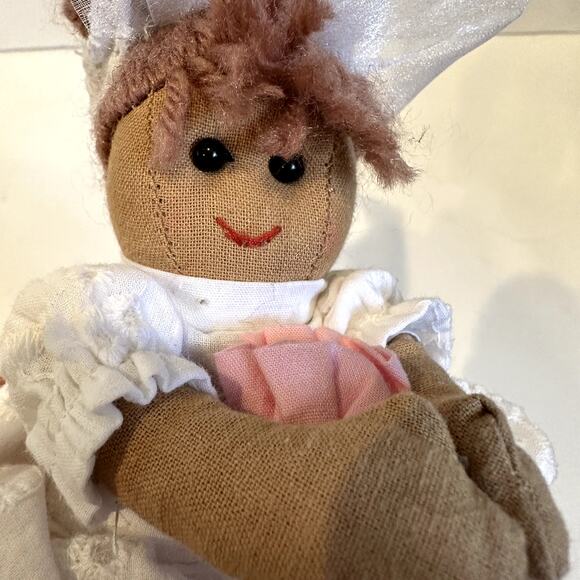 Powell Craft England Bride Cloth Rag Doll Bridal Wedding Veil - Picture 4 of 11